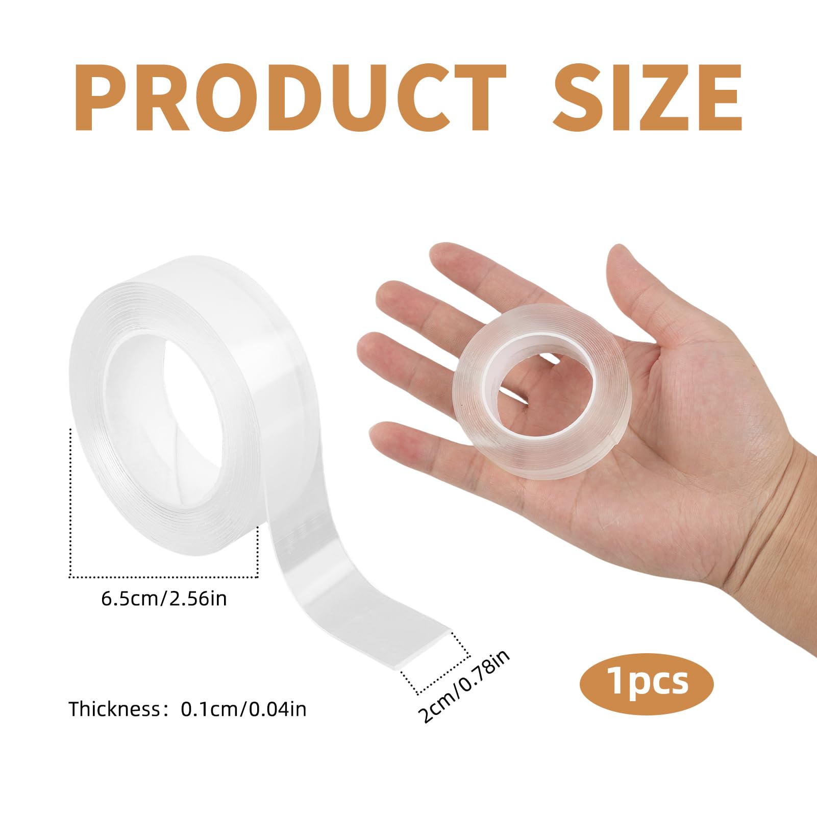 Clear Edge Protector Strip, 20mm x 3M, Clear Soft Edge Protector Strip - Image 2