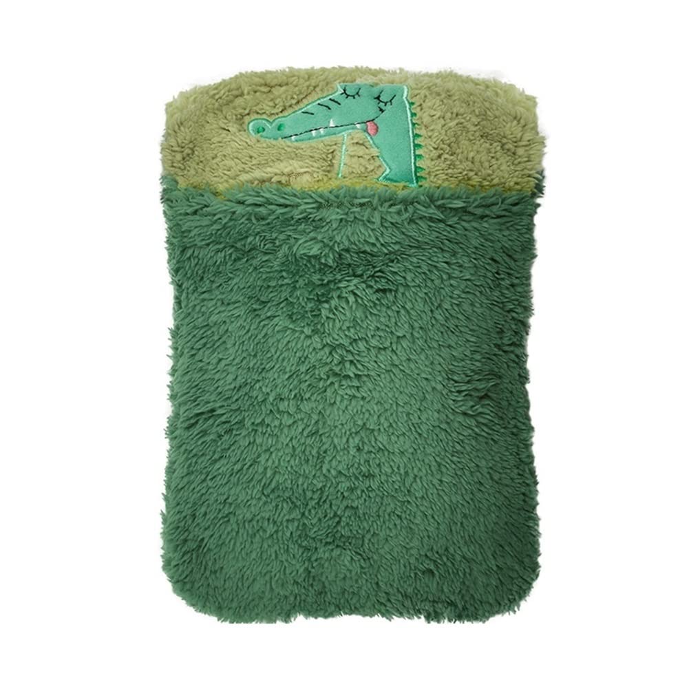 Bolsa de Agua Caliente Botella de Agua Caliente Bolsa de Agua Caliente Recargable Calefacción portátil Alivio del Dolor con la Cubierta de Lana Desmontable Reutilizable