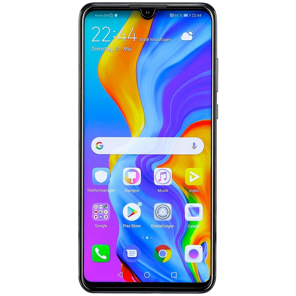 Huawei P30 Lite New Edition 256GB Handy, schwarz, Midnight Black, Android 9.0