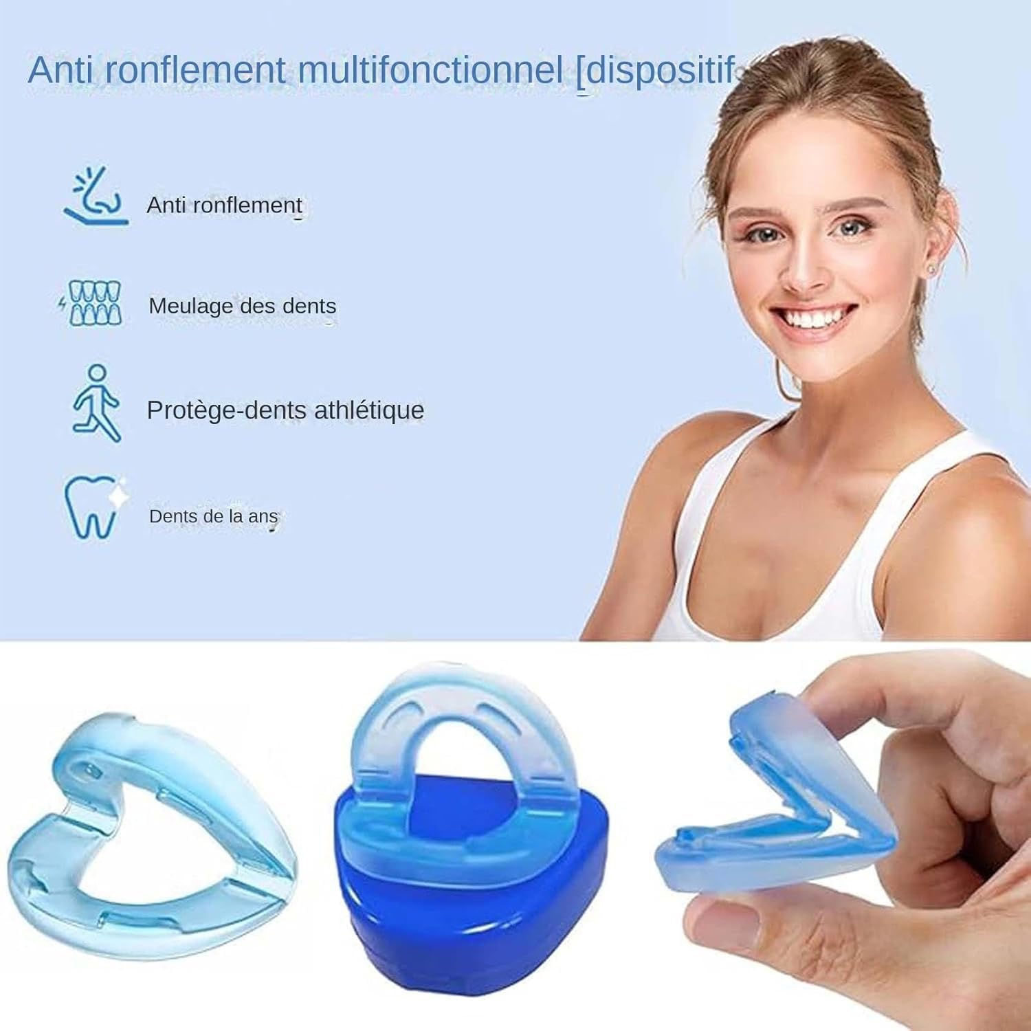 Santavya Embout Buccal anti-ronflement