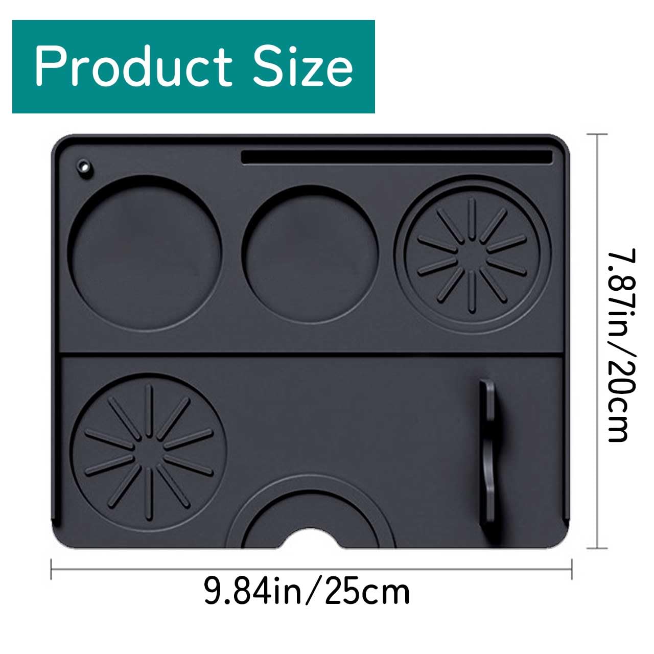 Abulun Alfombrilla de Silicona para Apisonador de Café y Espresso