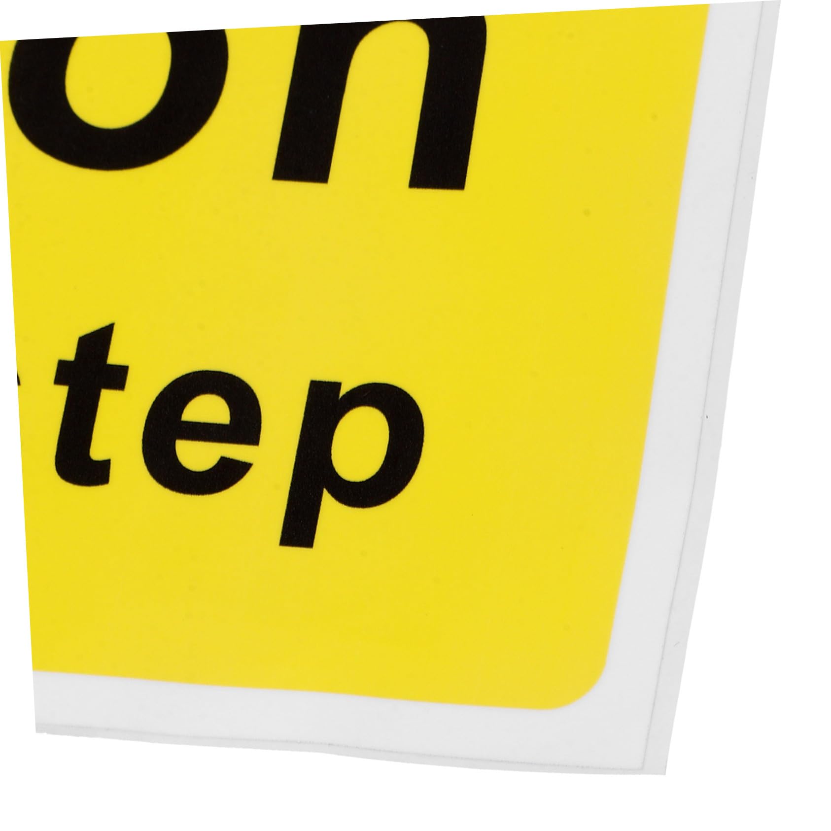 COSMEVIVI Please Mind The Step Sign Stickers Please Watch Your Step Sign Warning Stickers Safety Decorations Safety Decorations for Workplace Floor Decals Yellow Pvc