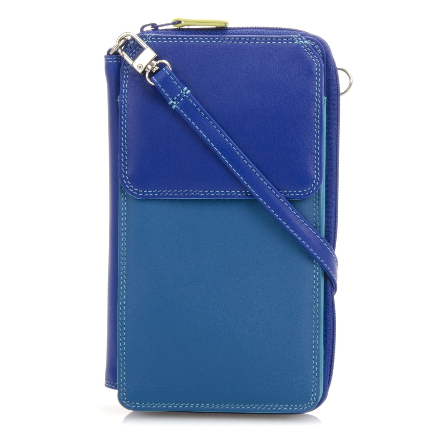Mywalit Zip Round Multi Purse with Shoulder Strap