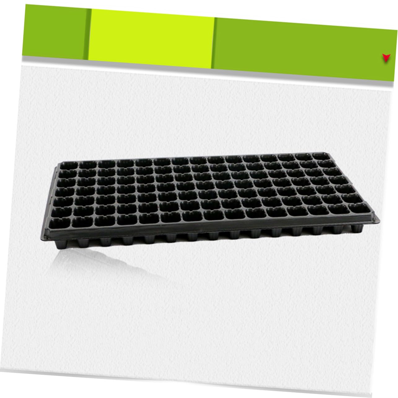 POPETPOP 10 Pezzi Vassoio per Semina per Piantine Vaschetta Coltivazione in Plastica Leggera e Ventilata per Giardinaggio Domestico e Balcone Promuove Radicazione e Crescita Facile