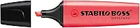 Marca Texto – STABILO BOSS ORIGINAL – Pacote com 1 unidade – Avermelhado