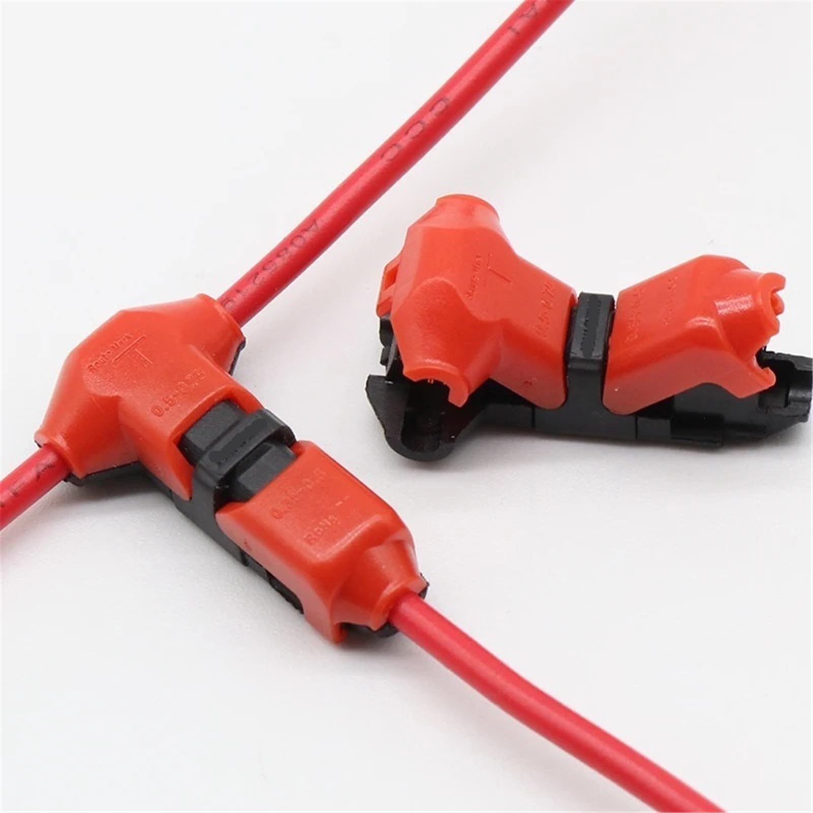 Lot de 5 connecteurs de fils à sertir rapide pour voiture électrique 24-18 AWG AC/DC 300 V 10 A
