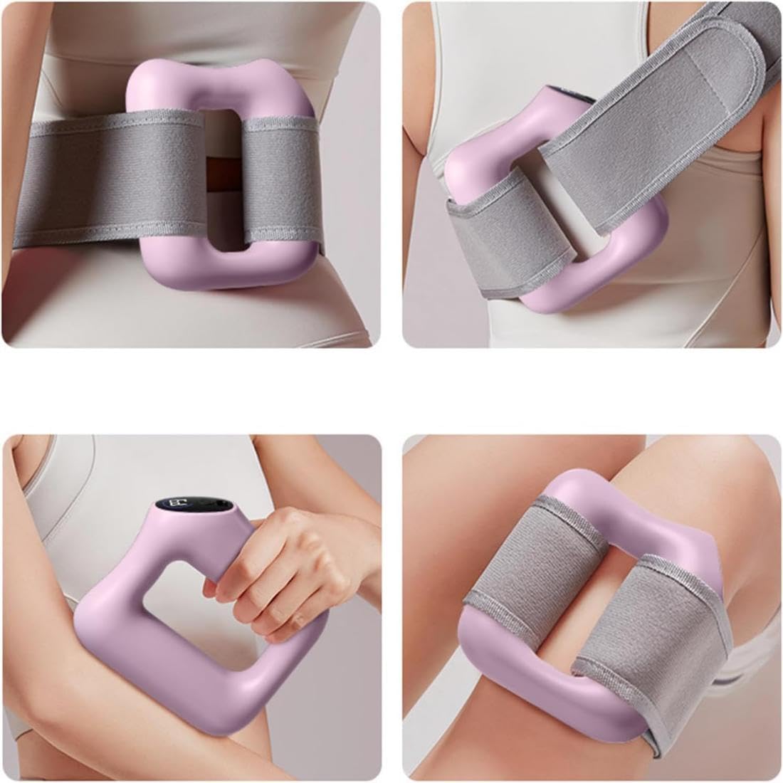 Multifunktionaler Ganzkörper-Faszienring, ergonomisches elektrisches Faszienmassagegerät, 3 Modi 5 Stufen einstellbar, multifunktionales Faszienwerkzeug für Rücken, Beine, Arme, Muskelentspannung