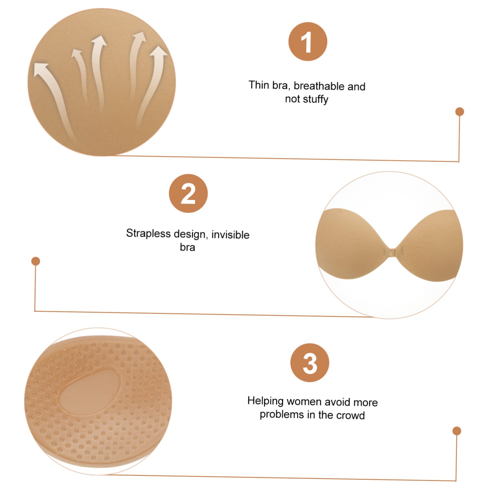 4 Pares sujetador invisible push up bra seamless bra bralettes de algodón para mujer sujetador sin tirantes sujetadores pushup sin tirantes sujetador sin espalda spandex