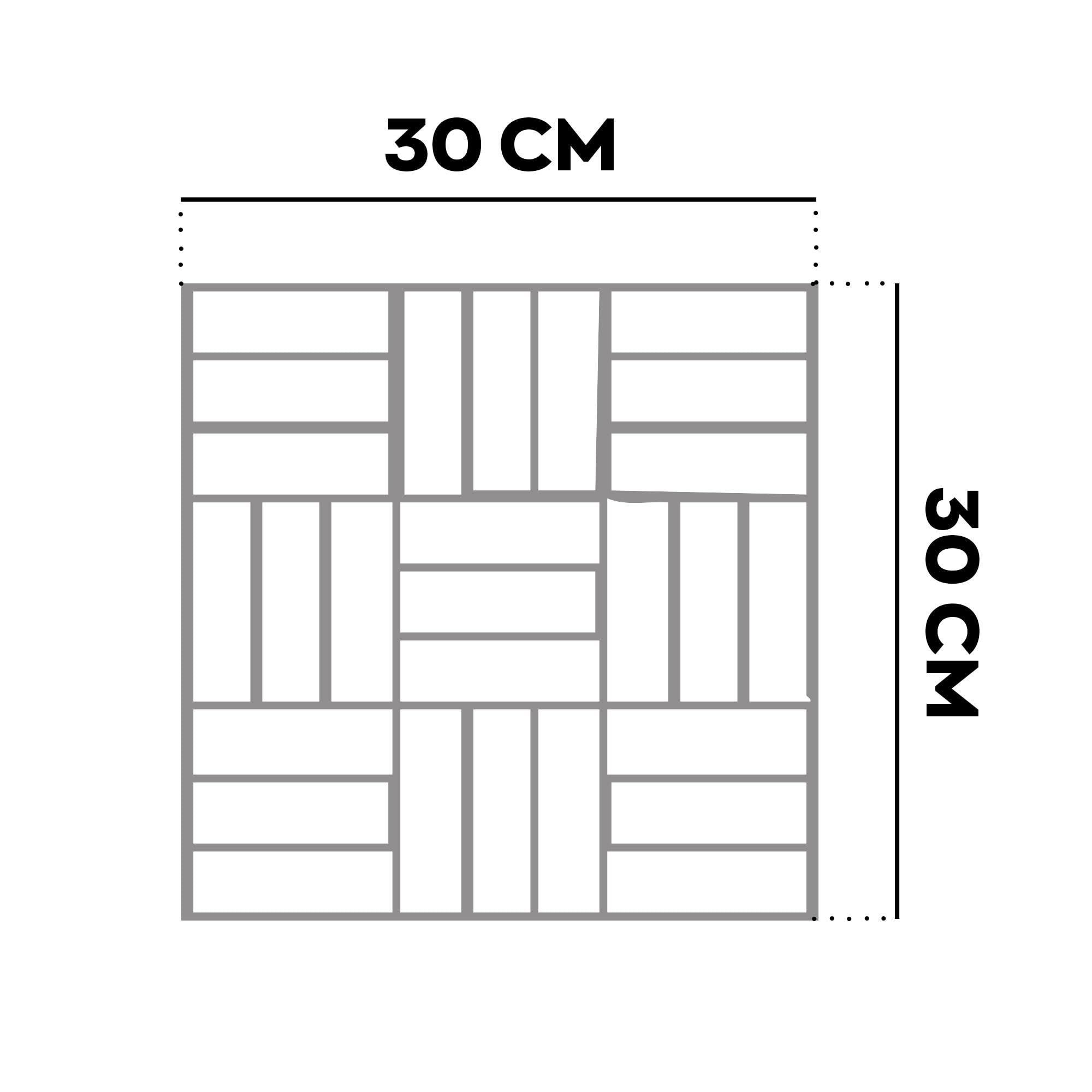 Frankystar Lyva – Suelo de exterior con clip, 30 x 30 cm, 10 azulejos para jardín, patio, terraza, suelo de madera de acacia
