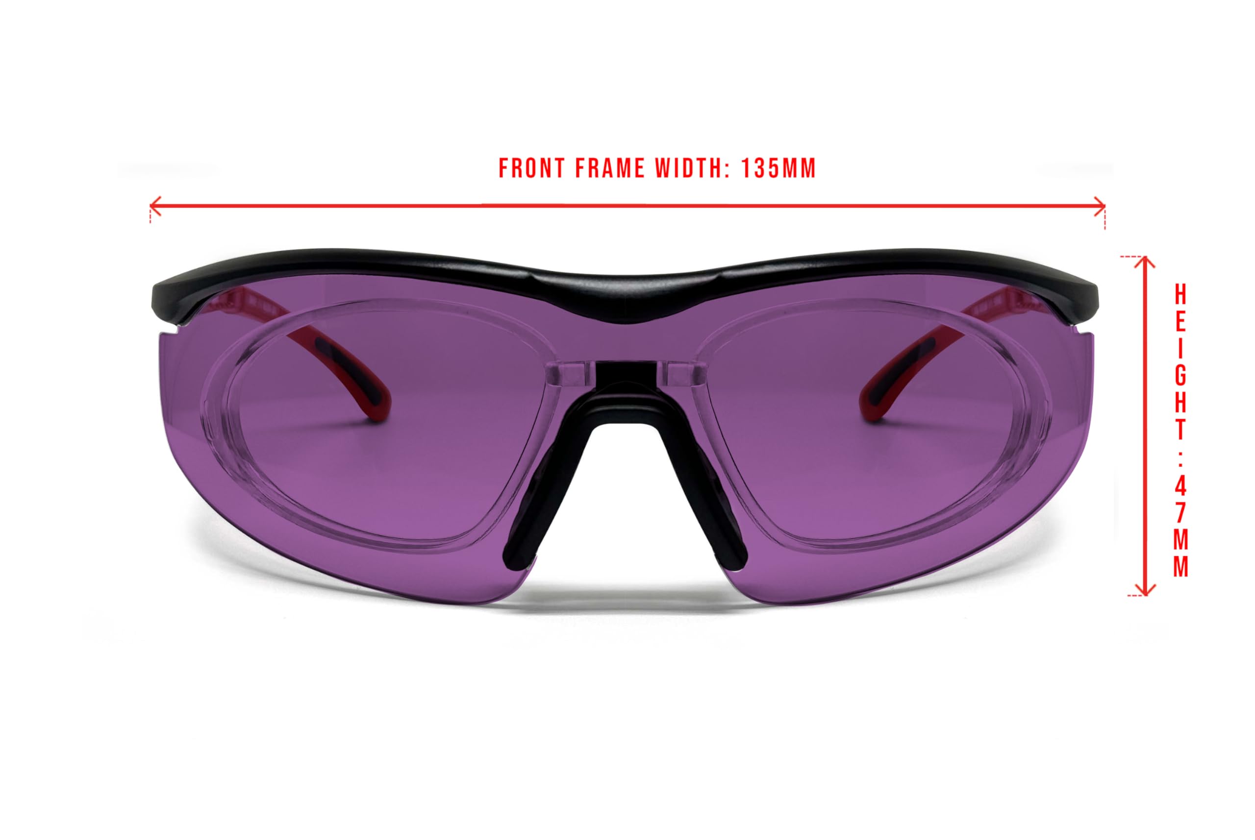 BERTONI Schießbrille Sehstärke mit Optikadapter mit Wechselgläser x4 SH898 SOS Ballistische Schutzbrille Sportbrille Optisch Für Herren und Damen