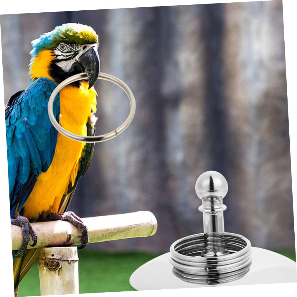 BESPORTBLE 3sets Gioco Per Pappagalli Giocattolo Da Allenamento Con Bicicletta Per Uccelli Stimola Intelligenza e Abilità Per Cockatiel e Parrocchetti Materiale Resistente