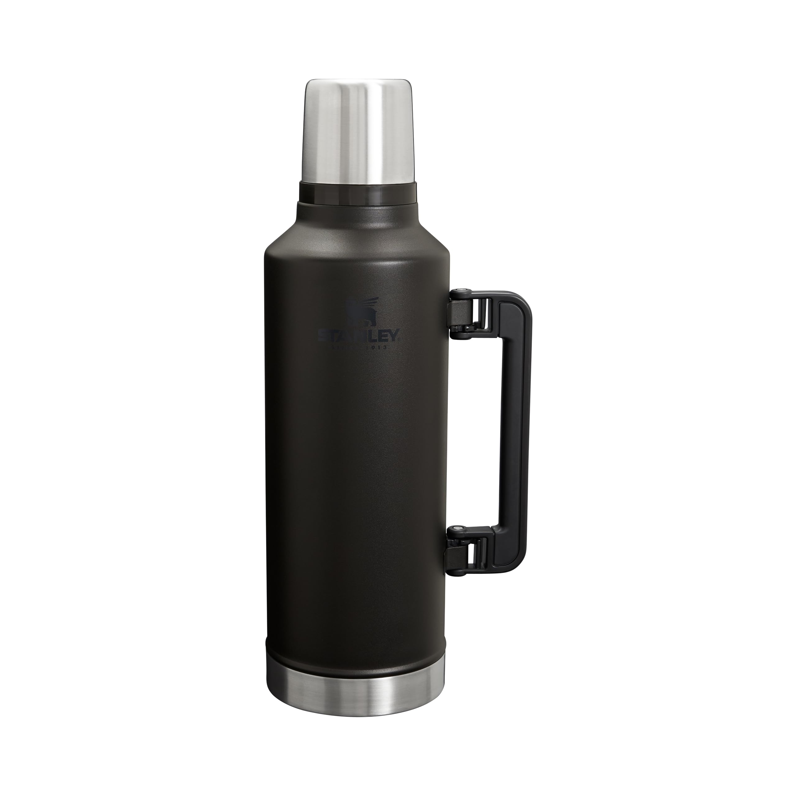 Stanley 1913 Classic Legendary Thermal Flask 2.3L - Keeps Hot Or Cold for 48 Hours - BPA-Free Insulated Bottle - Stainless Steel Coffee Flask - Leakproof - Dishwasher Safe - Black 2.0 — image 1