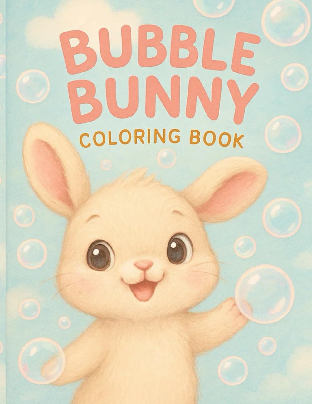Bubble Bunny Coloring Book for Kids: Cute and Fun Scenes to Color