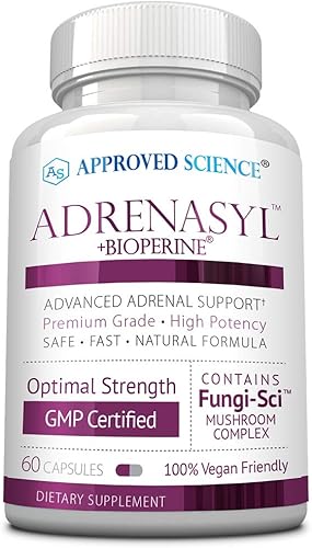 Approved Science Adrenasyl - Soporte de glándula suprarrenal - 180 unidades - Paquete de 1