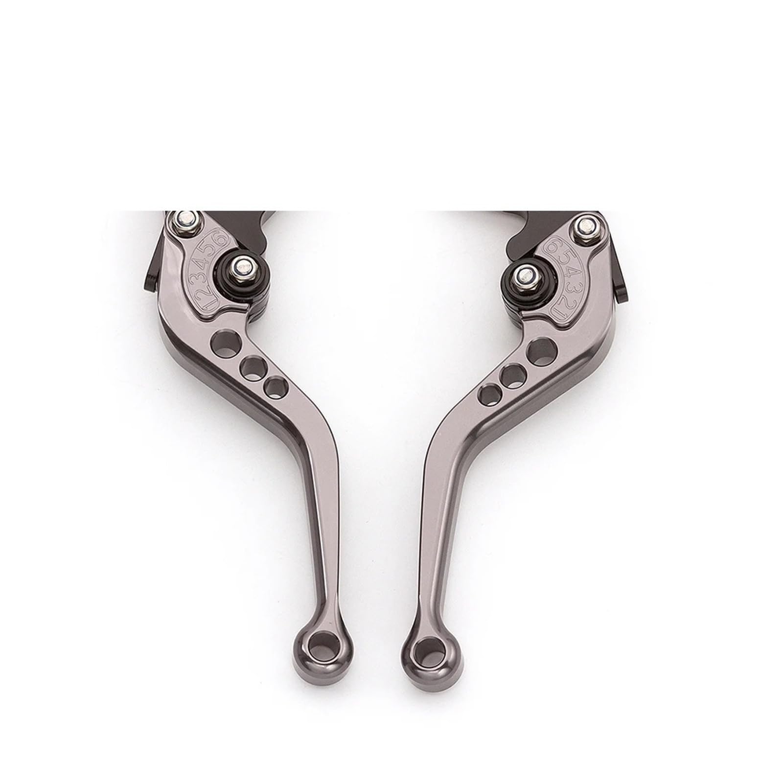 Dajmsuy Short Gray Motorbike Brake Clutch Lever For Fz1 For Fazer Gt Fz6 For S2 For Fz6r Fz8 Xj6 For Diversion For Abs For Fz6-Fazer F-16 Y-688 Motorcycle Brake Clutch Levers