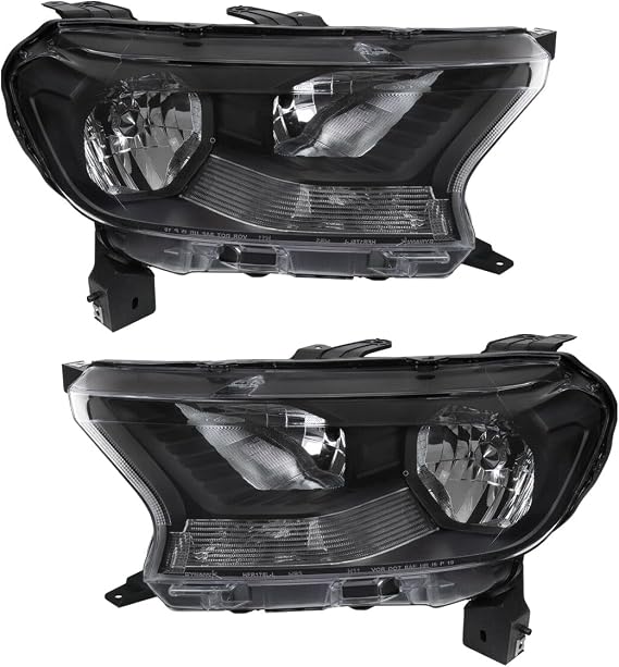 Headlights Halogen Lamps Left+Right Heavy Duty ABS Plastic Housing/Polycarbonate Lens KB3Z13008M KB3Z13008F KB3Z13008K KB3Z13008G FO2502384 FO2503384 FO2503384,KB3Z13008G,KB3Z13008M,FO2502