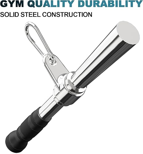 Miniatura 2 de POWER GUIDANCE Accesorio desplegable para tríceps, accesorios de máquina de cable para gimnasio en casa, accesorio desplegable para pesas