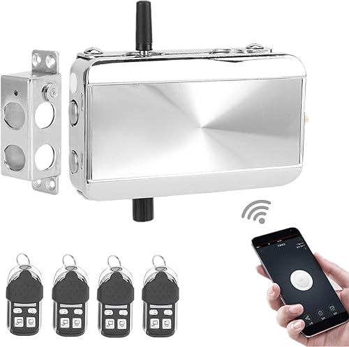 Kit de cerradura de puerta electrónica inteligente, cerradura de puerta Bluetooth, sistema de control de acceso antirrobo con desbloqueo