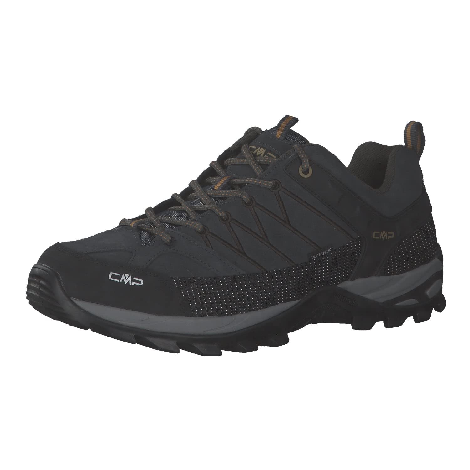CMP Rigel Low Trekking Shoes Wp Antracite-Arabica UK 11