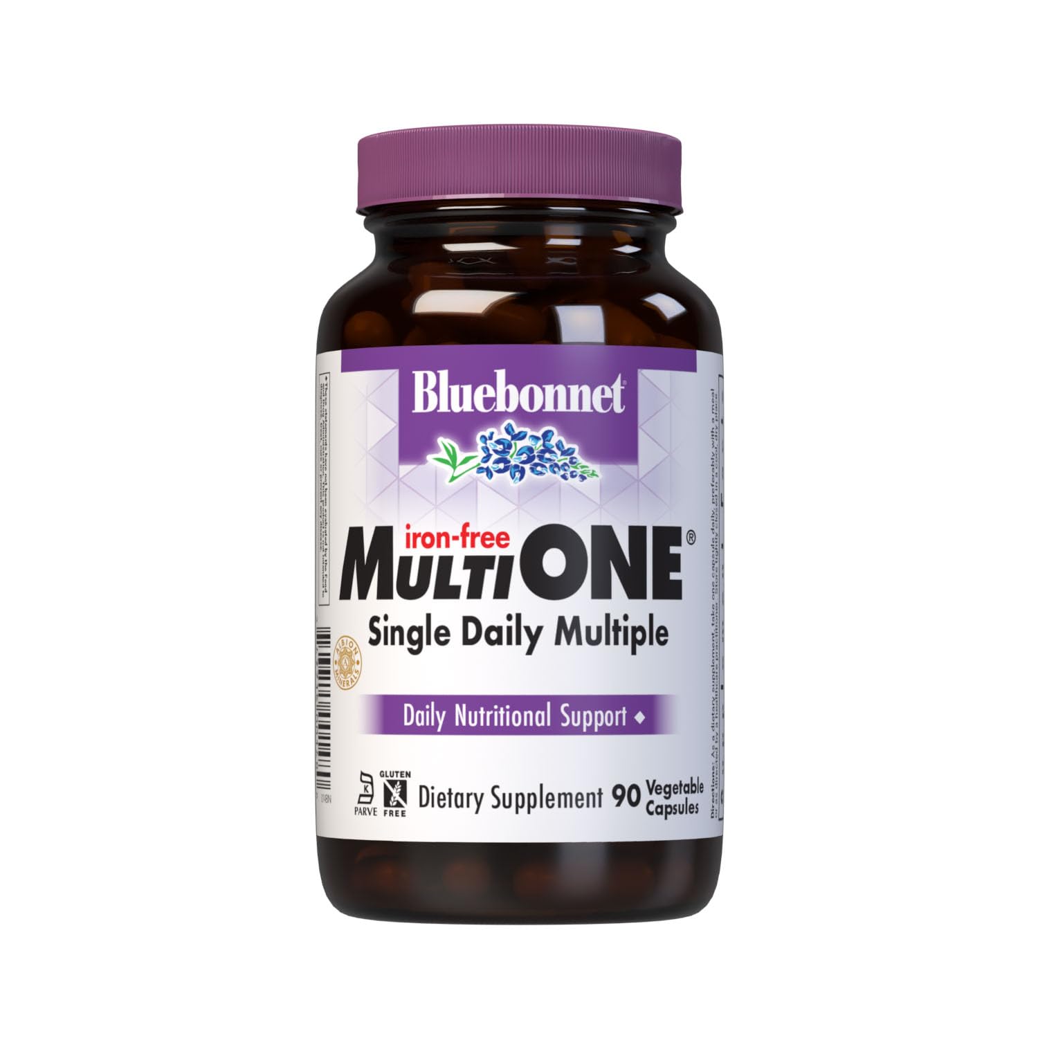 Bluebonnet Multi One Iron-Free - 90 Vegetable Capsules