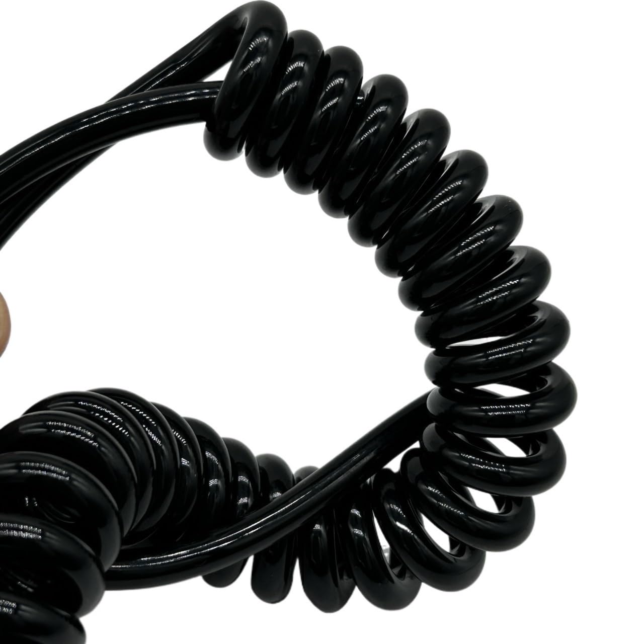 Cavo A Spirale Telescopico 13AWG 2,5mm² – Prolunga Estrattibile In Nero Per Alimentazione (Lunghezze Su Misura)