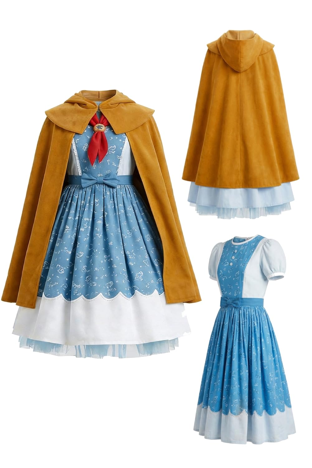 Yulefly Holly Wheeler Costume Holly Wheeler Dress Cape Suit Cosplay Outfits Carnival Costume Halloween 160