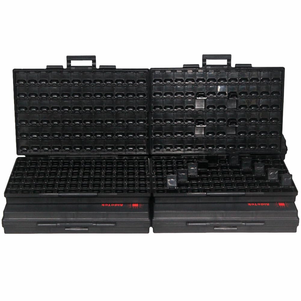 AideTek 4 units BOX-ALL-144 Anti-static Parts Container