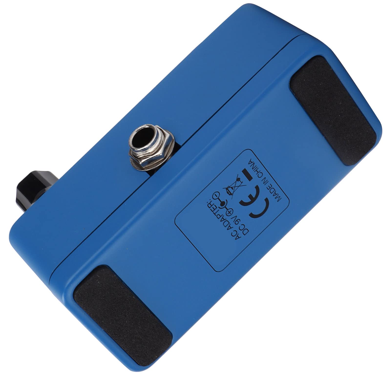 Pedale Effetto per Chitarra Mini Vibrato Compatto per Appassionati di Chitarra Elettrica Lega di Alluminio Blu