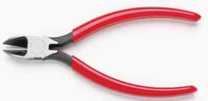 Proto J244G Diagonal Cutting Pliers - 11-1/8 Inch Long Reach Angled Head