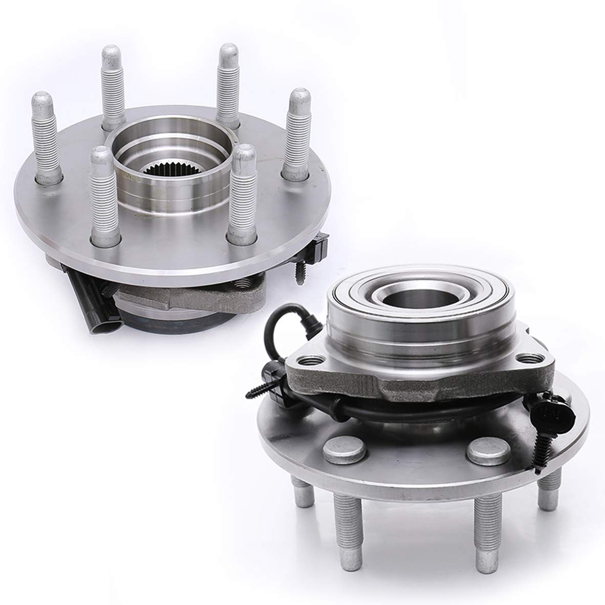 FKG 515036 Front Wheel Bearing Hub Assembly (4WD ONLY) for Chevy Avalanche Express 1500 Tahoe Silverado 1500, GMC Yukon Sierra Savana 1500, Cadillac