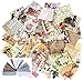Produktbild 800Pcs Vintage Scrapbooking Papier Washi Stickers transparent Deko Vintage Bastelpapier Dekopapier Designpapier Scrapbook Zubehör für Tagebuch Notizbuch DIY Kunst und Handwerk