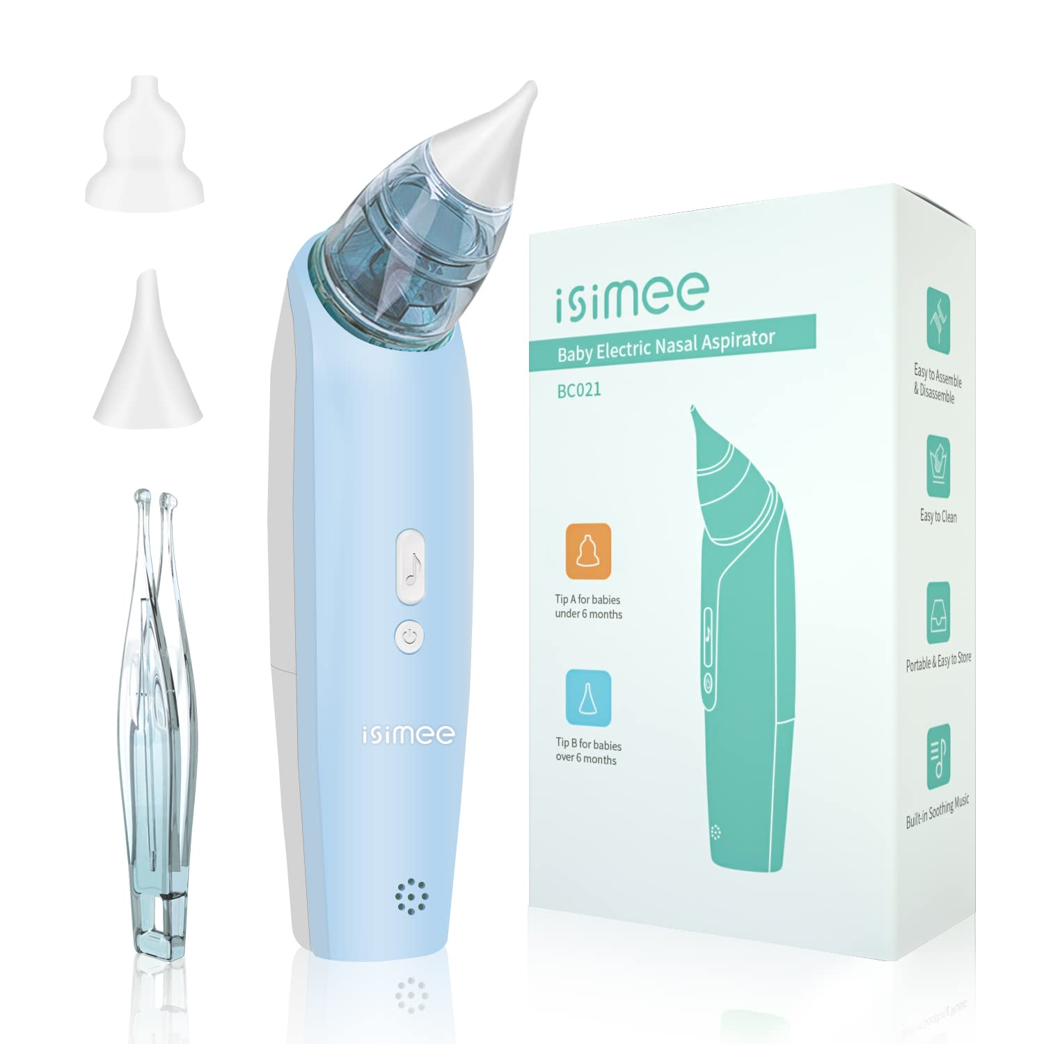 Buy iSiMEE Baby Nasal Aspirator, Safe Hygienic Electric Nose Suction