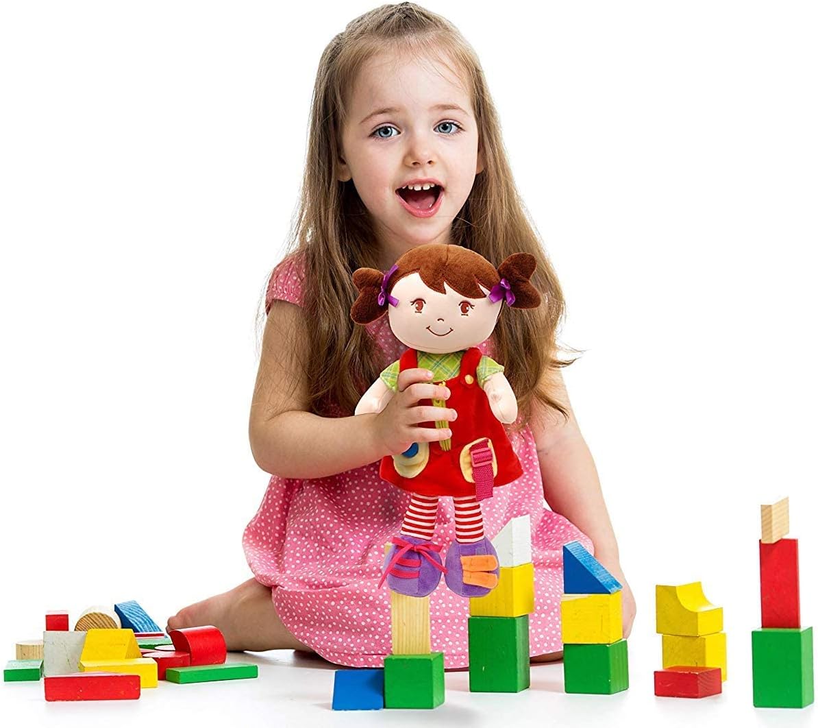 عروسک Linzy Plush 16" Educational Plush Doll مدل L-12432