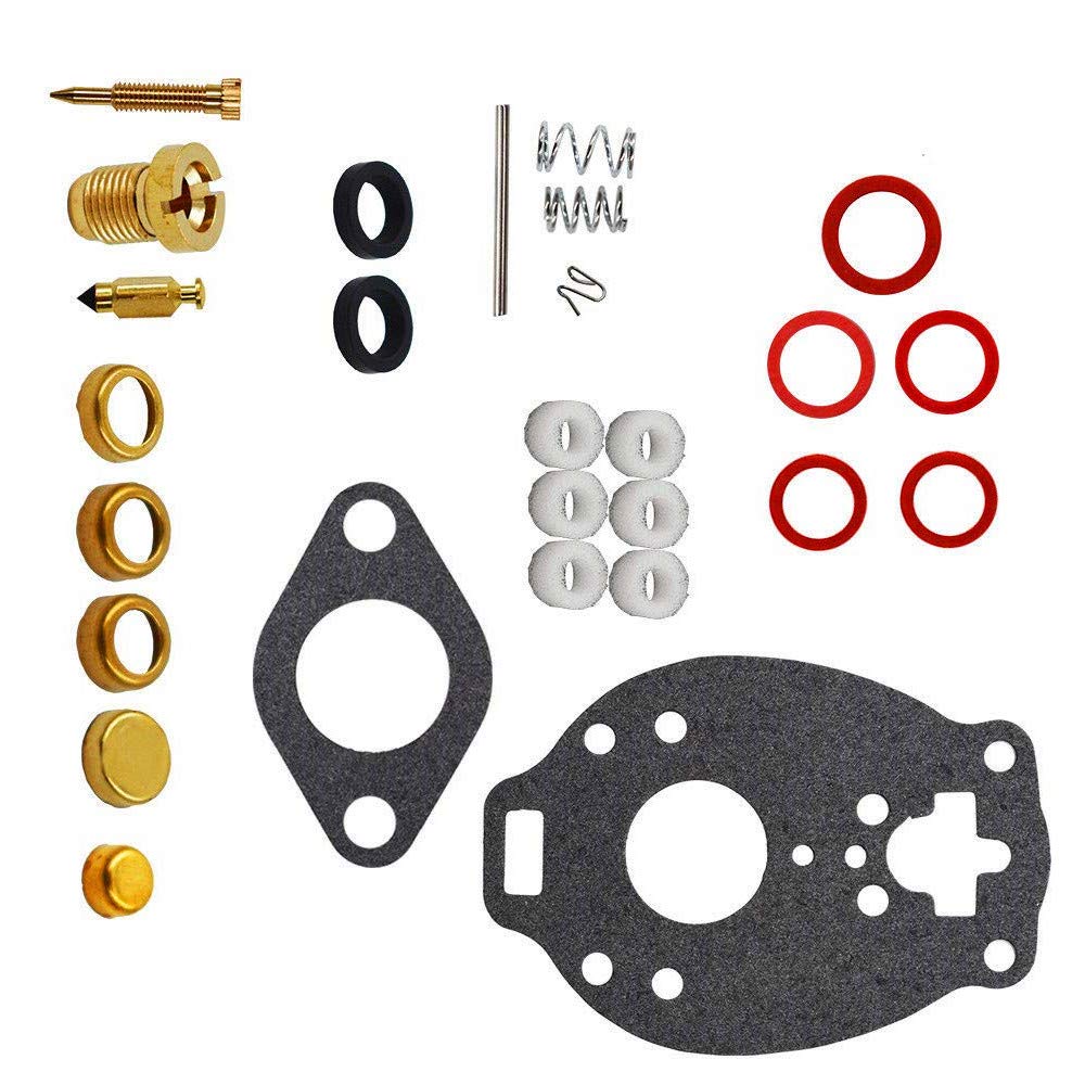 I-Joy Carburetor Carb Rebuild Repair Kit fits Marvel-Schebler TSX Allis Farmall Oliver Replaces K7505 778-505 K7512 778-512 Carby Kit 1-Month Warranty