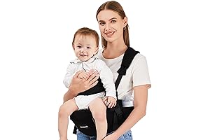 Ergonomic Baby Carrier and Adjustable Waist Stool