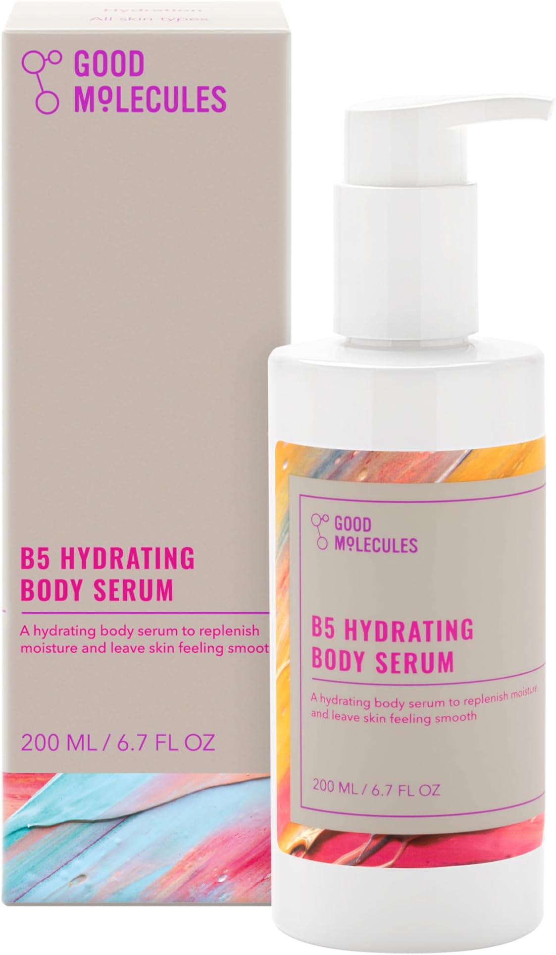 B5 Hydrating Body Serum - Moisturizing Serum with B5 Panthenol, Polyglutamic Acid, and Beta Glucan - Anti-aging Skincare for Body