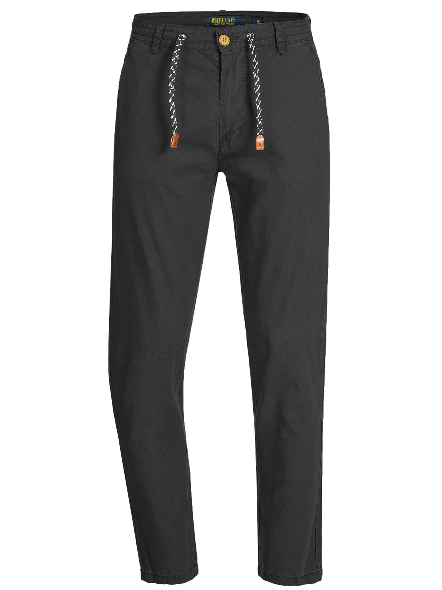 Indicode Uomini Veneto Pants | Pantaloni in Lino e Cotone