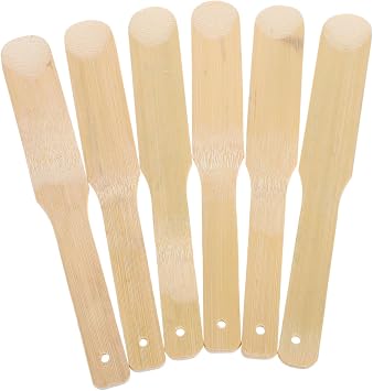 6-Piece Bamboo Stuffing Spoons Set for Dumpling Making Wonton Fillings and Kitchen Gadgets for Efficient Stuffing Preparation