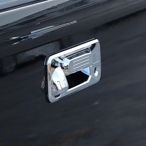 Vista 15 de CHEAYAR Funda para puerta trasera compatible con Toyota Tundra 2014-2021, cubierta de manija de puerta trasera de ABS para puerta trasera, moldura