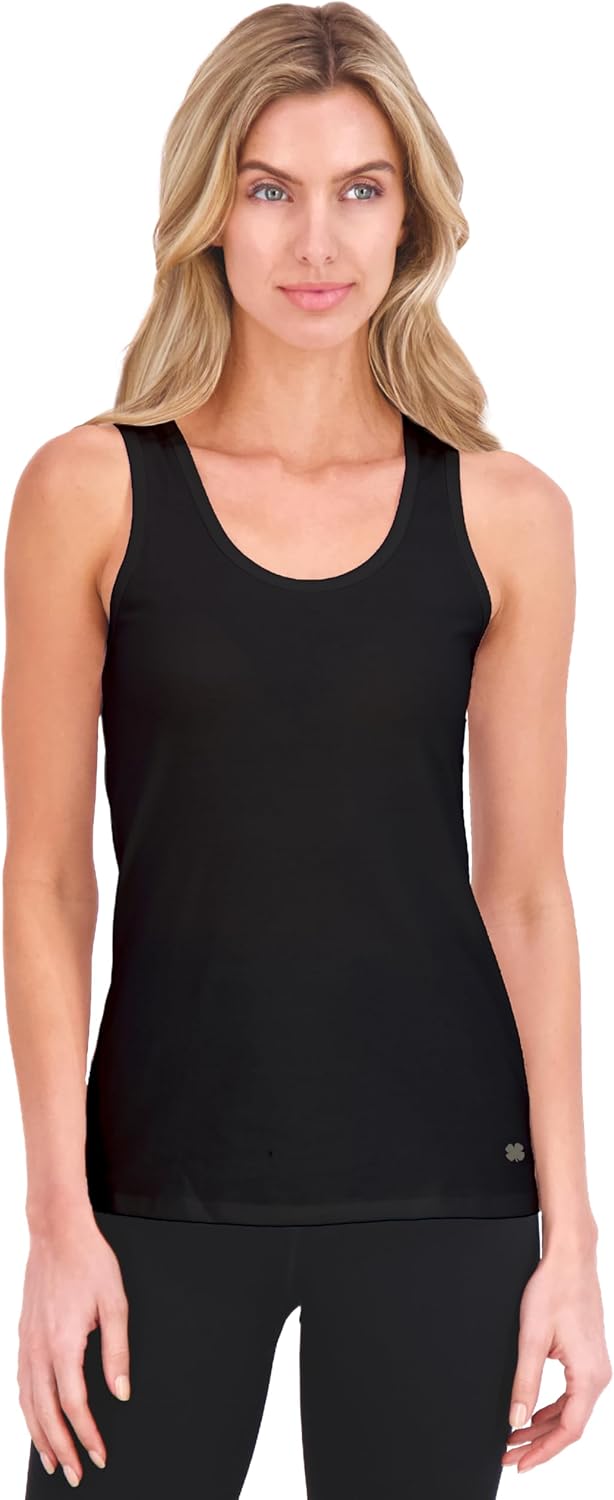 Lucky Brand Women's Tank Top - 4 Pack Stretch Cotton Scoop Neck Sleeveless T-Shirt, Camiseta sin Mangas para Mujer - Image 5