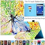 Universal Case for 7.0 Inch Tablet, Artyond Multi-Angle Viewing Stand with Card Slots Case for 6.8 i