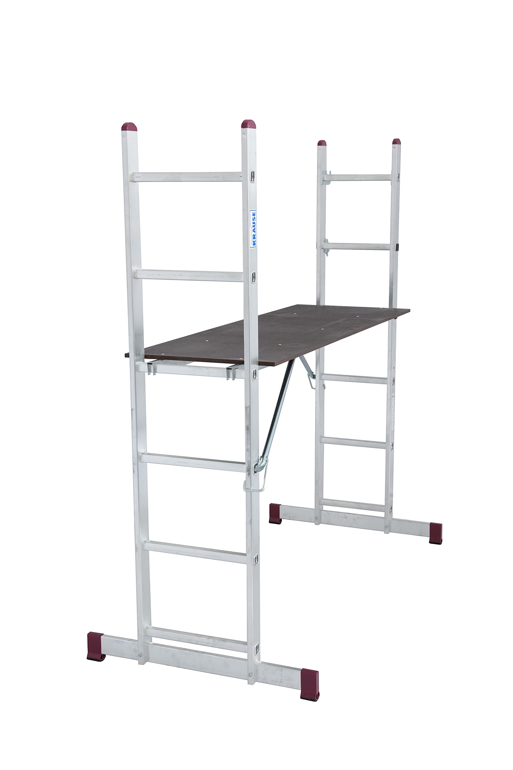 KRAUSE Corda Alu Leitergerüst 2x6 o 2x7 Sprossen Leitern Gerüst EN 131-1, Sprossenzahl:2 x 6 Sprossen