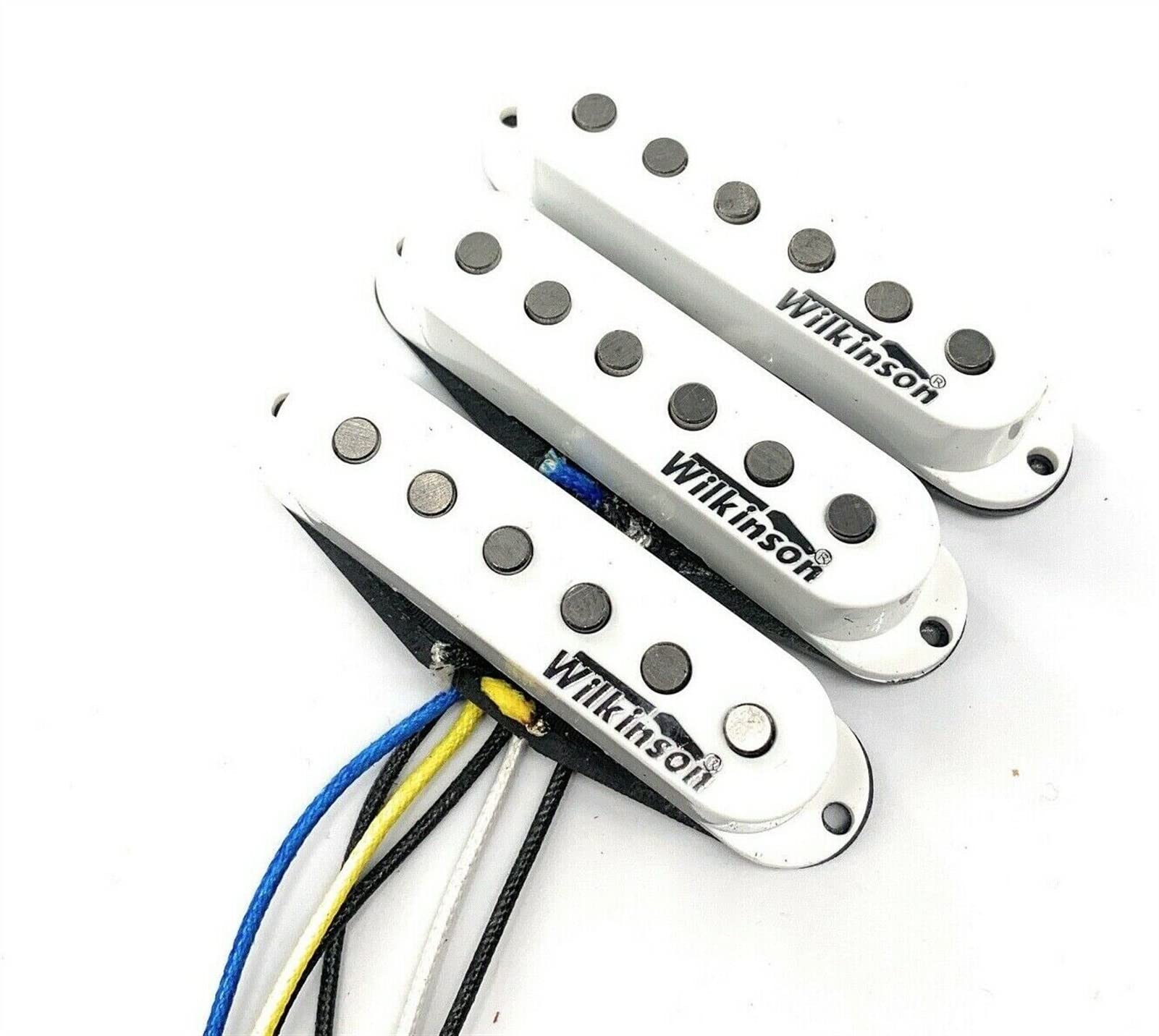 pastilla de guitarra eléctrica Guitarras De Bobina De Alnico V Solo Para En Color Blanco guitarra eléctrica pastillas