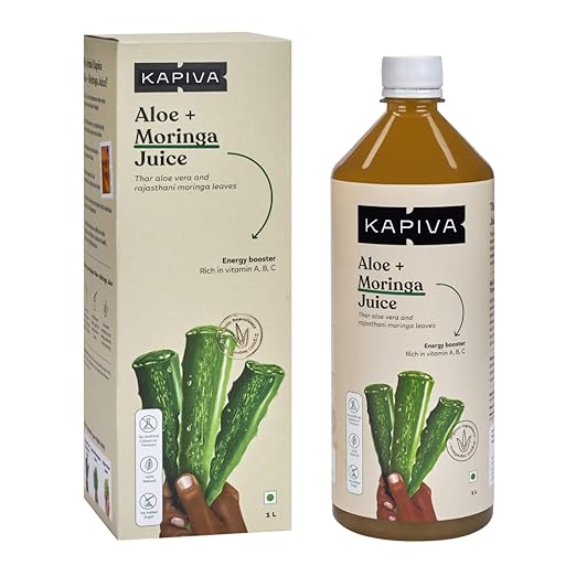 Kapiva Aloe Vera + Moringa Juice (1L)