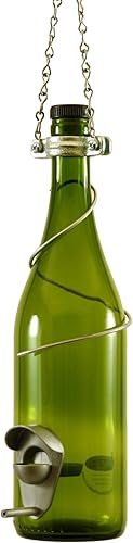 Miniatura 6 de Blue Ridge Mountain - Comedero para pájaros para botella de vino, decoración de patio, comedero de pinzones, decoración de jardín para exteriores,
