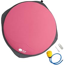 workout equipment for home,boso balancing ball,half ball balance trainer,core training equipment, 27.5 inch Yoga Exercise Ball for Home Gym Core Training Anti-Skid Surface Pink Heart-27.5