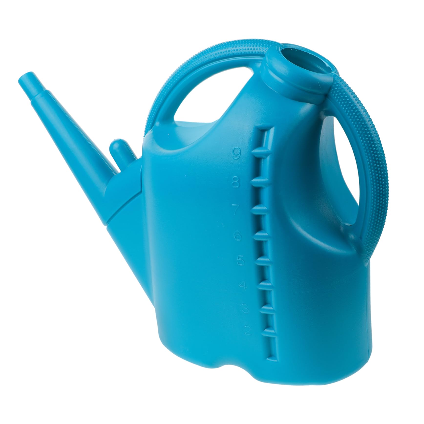 10l Gießkanne aus Kunststoff mit Langer Öffnung, Blau | 1 Stück, Große Squeeze Flasche, für Zimmerpflanzen und Sukkulenten, Küche oder Bad