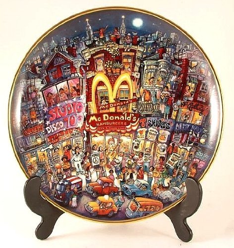 McDonald's Franklin Mint Bill Bell plate - Golden Moments - CP957