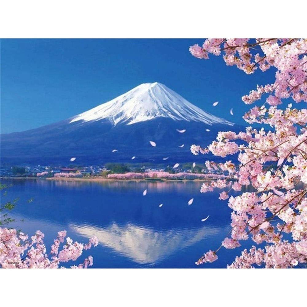 Amazon | 大人用パズル2000ピース花と山3X硬度素材