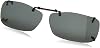 Solar Shield Clipon Rectangular B 51 Polarized Sunglasses